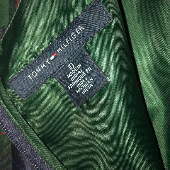 Plaid, Boatneck, Cocktail Dress - Picture 3 of 6